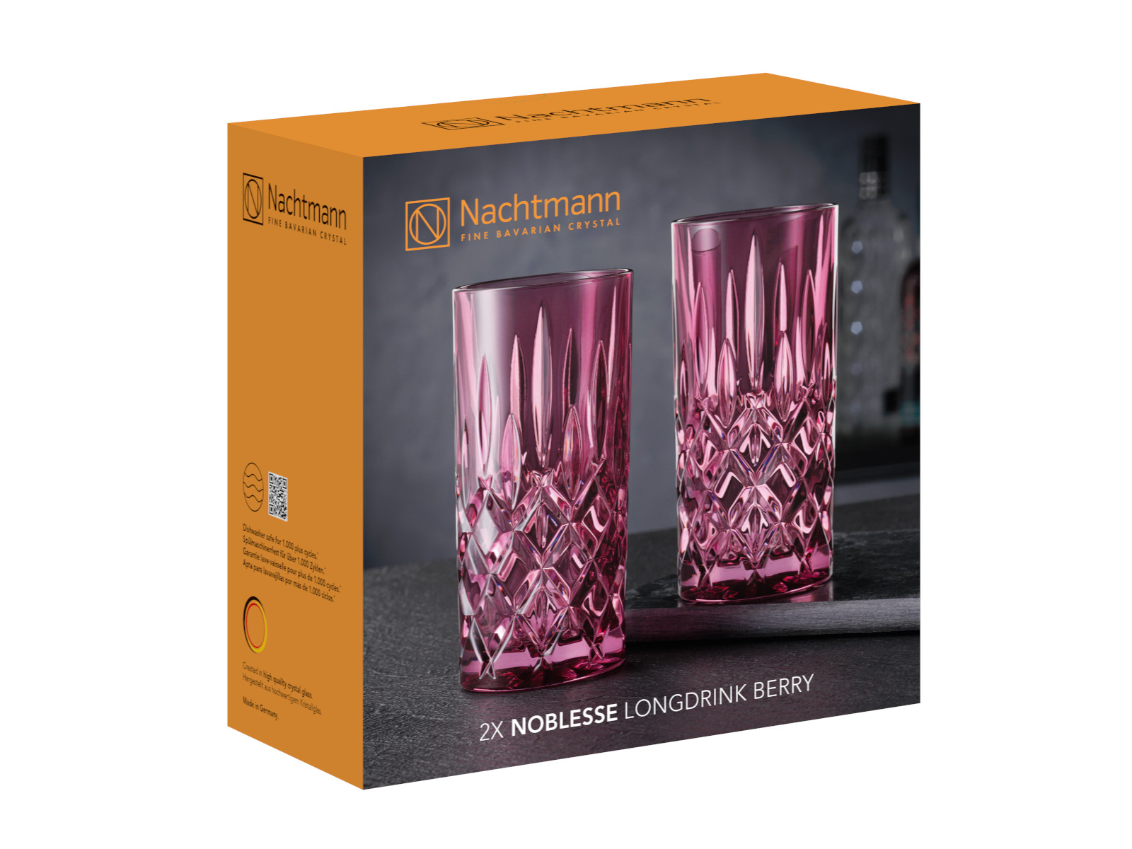 Nachtmann Noblesse Longdrink Berry Set 2tlg Freisteller 1