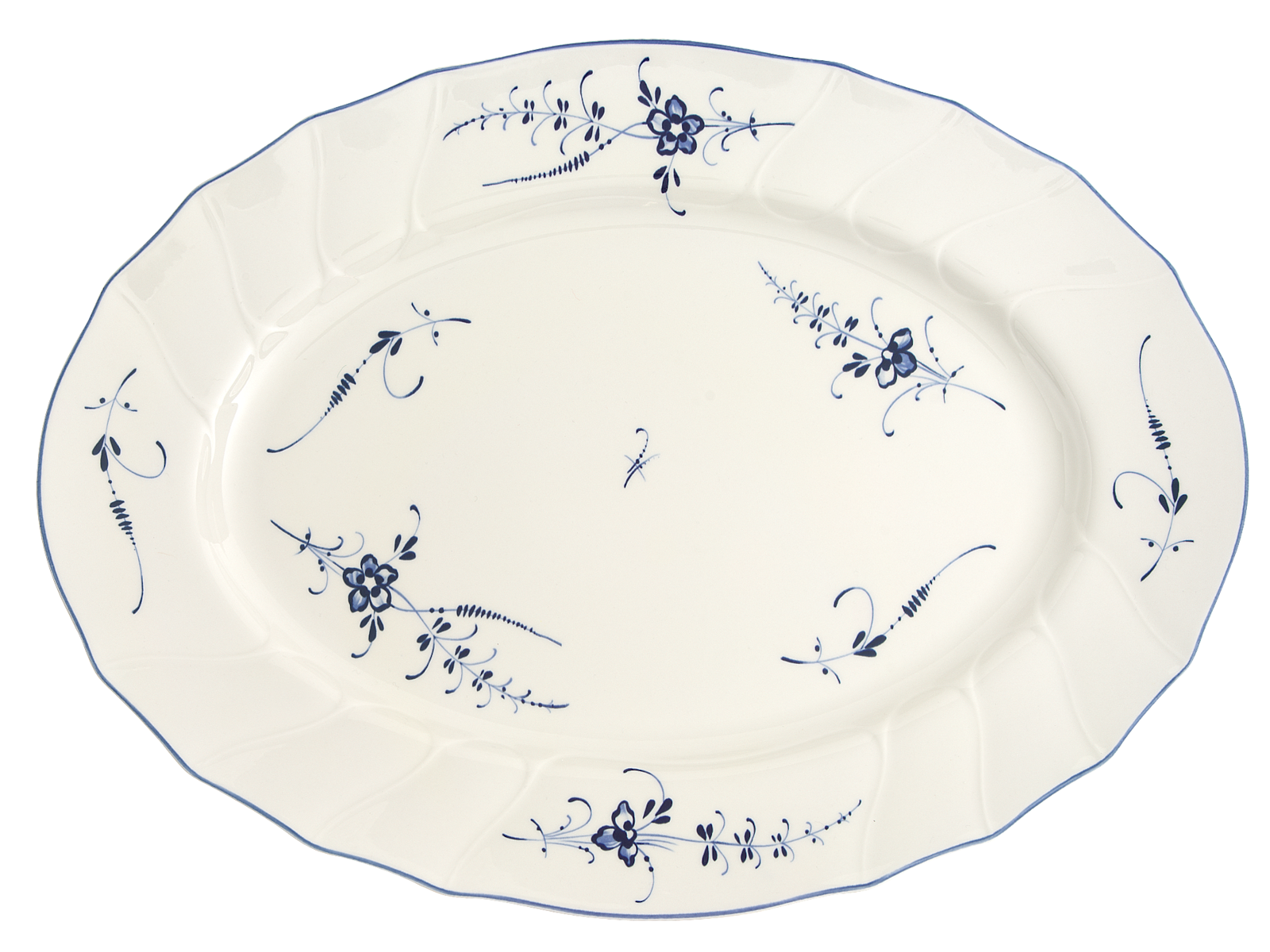 Villeroy &amp; Boch Alt Luxemburg Platte oval 43 cm Freisteller