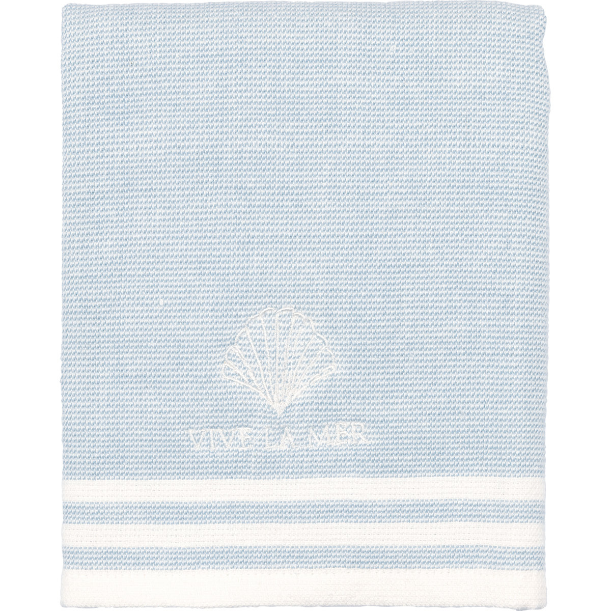 Greengate Vive la mer Handtuch pale blue 40x40cm