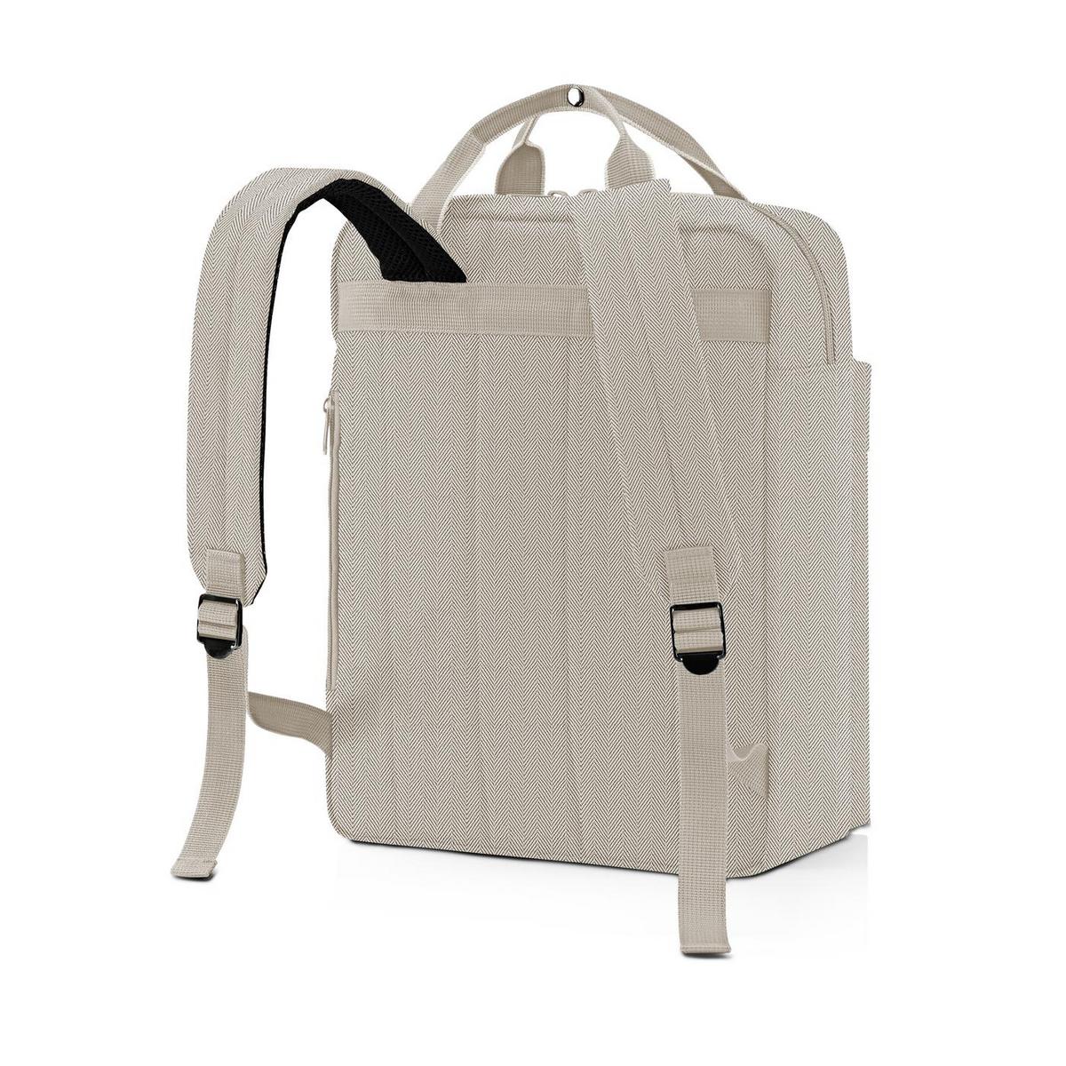 reisenthel allday backpack M herringbone sand Freisteller 3