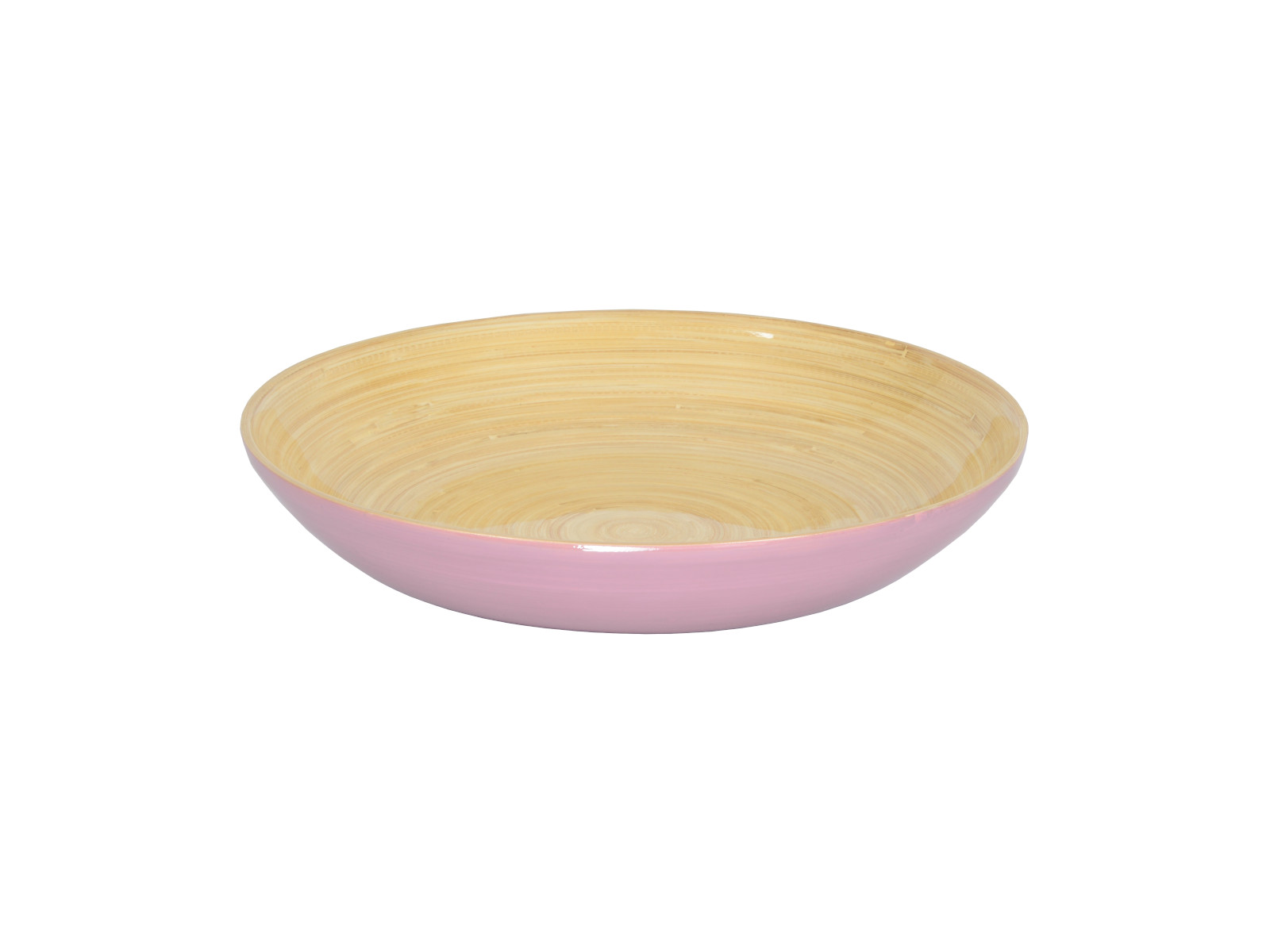 albert L. (punkt) Bambus-Obstschale mauve 30 x 5,5 cm Freisteller