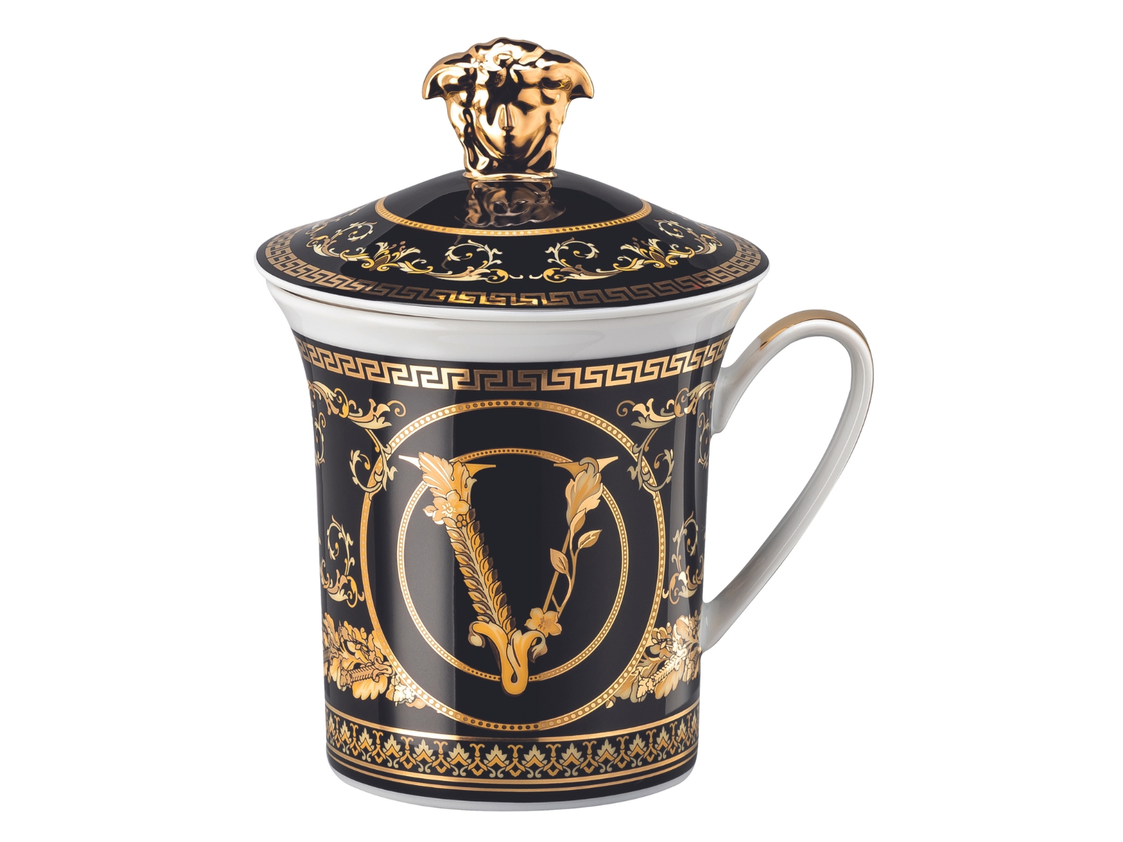 Versace Becher m.Dkl./30Y.  Virtus Gala Black