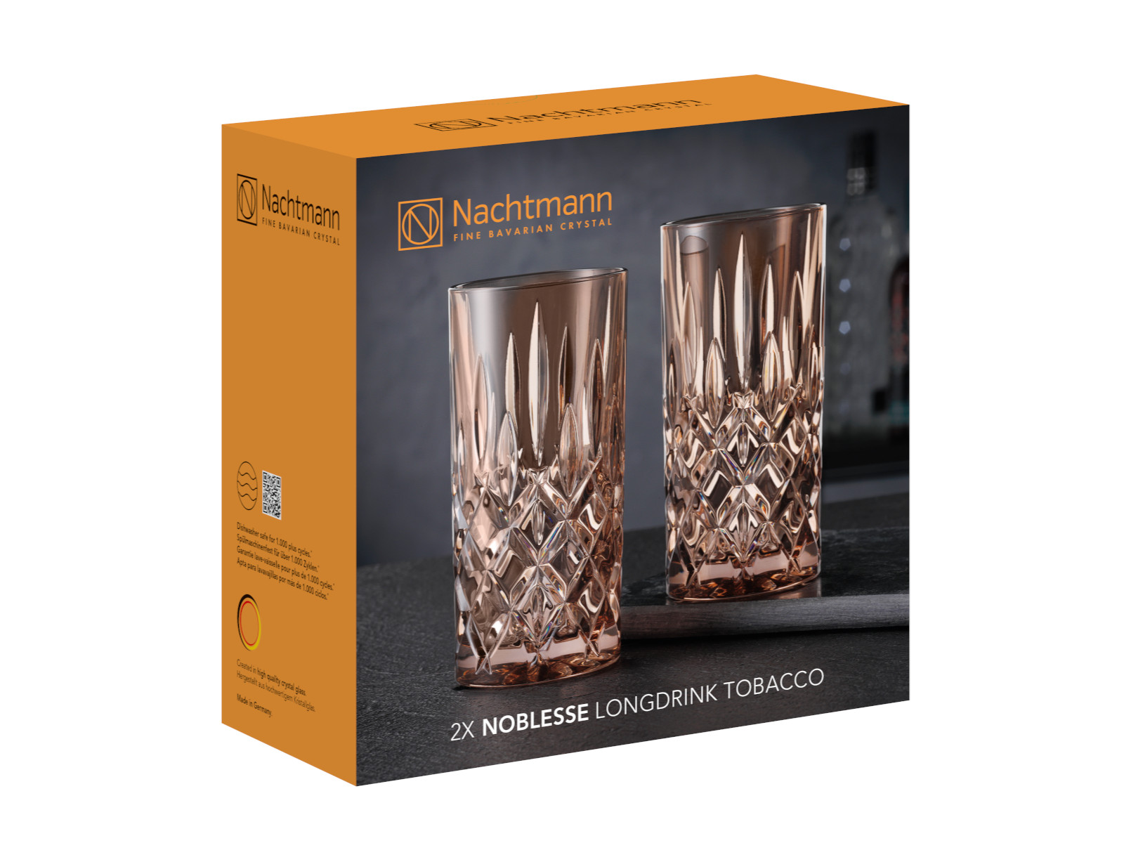 Nachtmann Noblesse Longdrink Tobacco Set 2tlg Freisteller 1