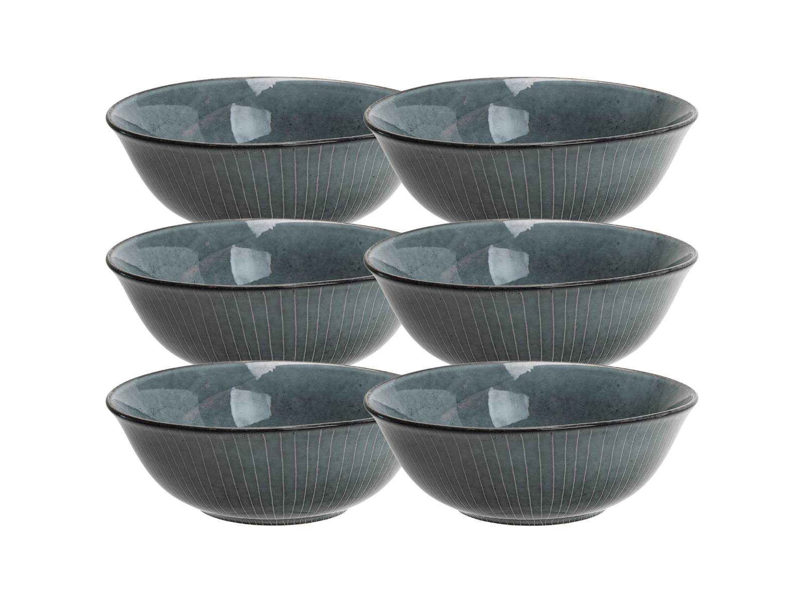 Broste Copenhagen NORDIC SEA Buddha Schale 21 x 7,5 cm Set6