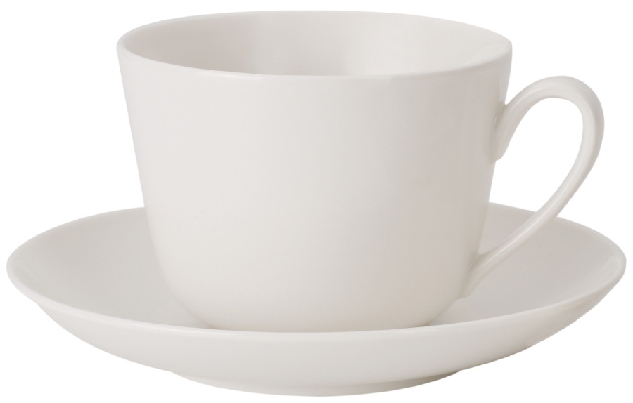 Villeroy & Boch Twist White Kaffee-/Teetasse mit Untertasse 2tlg.