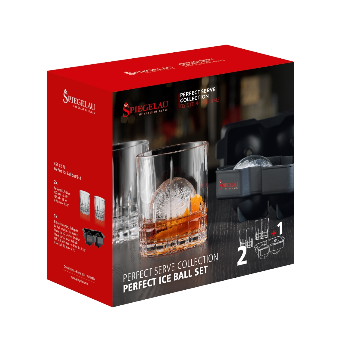 Spiegelau Perfect Serve Collection Ice Ball Set3