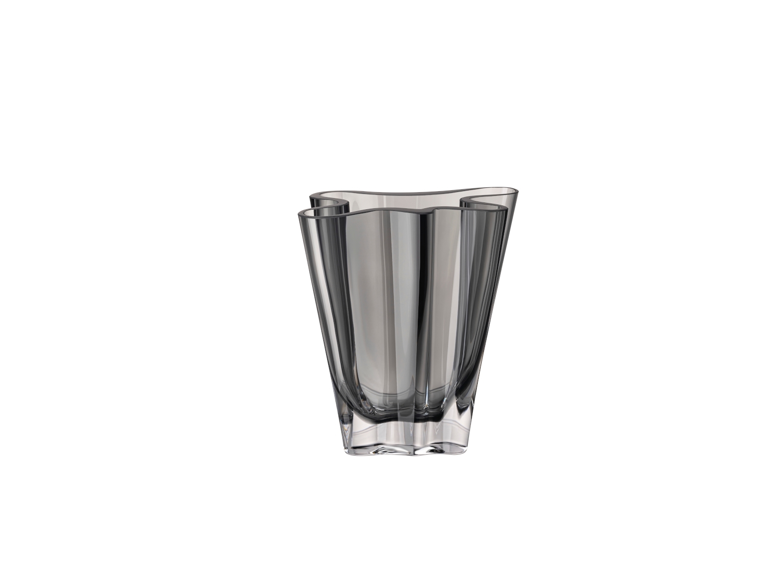 Rosenthal Flux Vase grau 20 cm