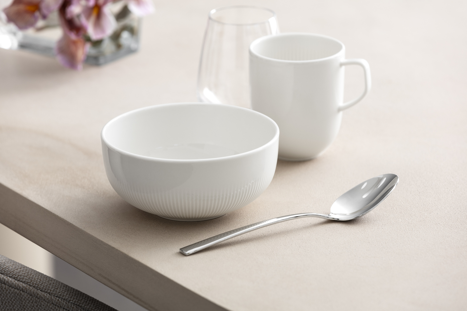 Villeroy &amp; Boch Afina Bol weiß 15cm Lifestyle 2