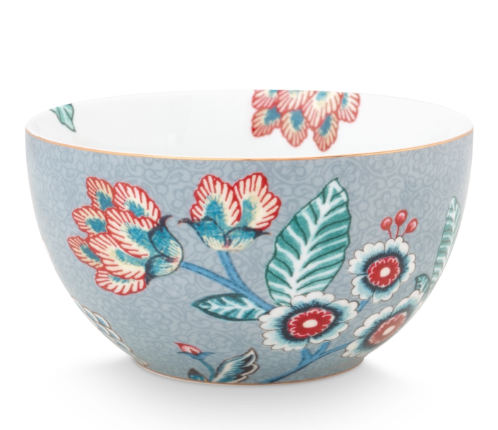 PIP STUDIO Flower Festival Bowl Light Blue 12 cm