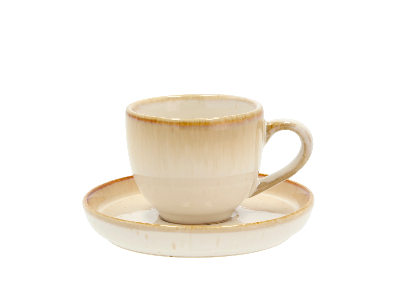 Bitz Espressotasse mit Untertasse cream/cream 0,07 l