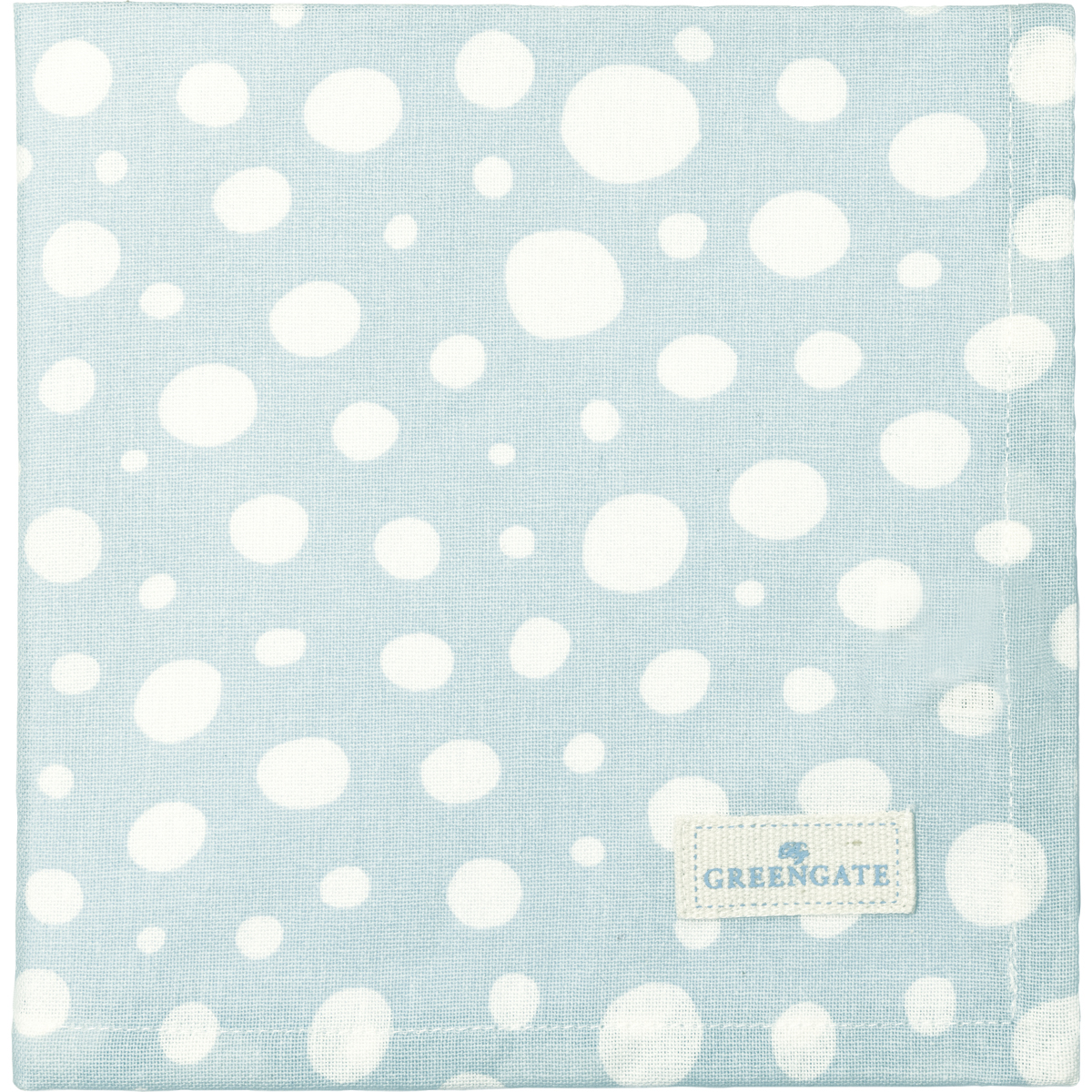 Greengate Neva Stoffserviette pale blue 40x40cm