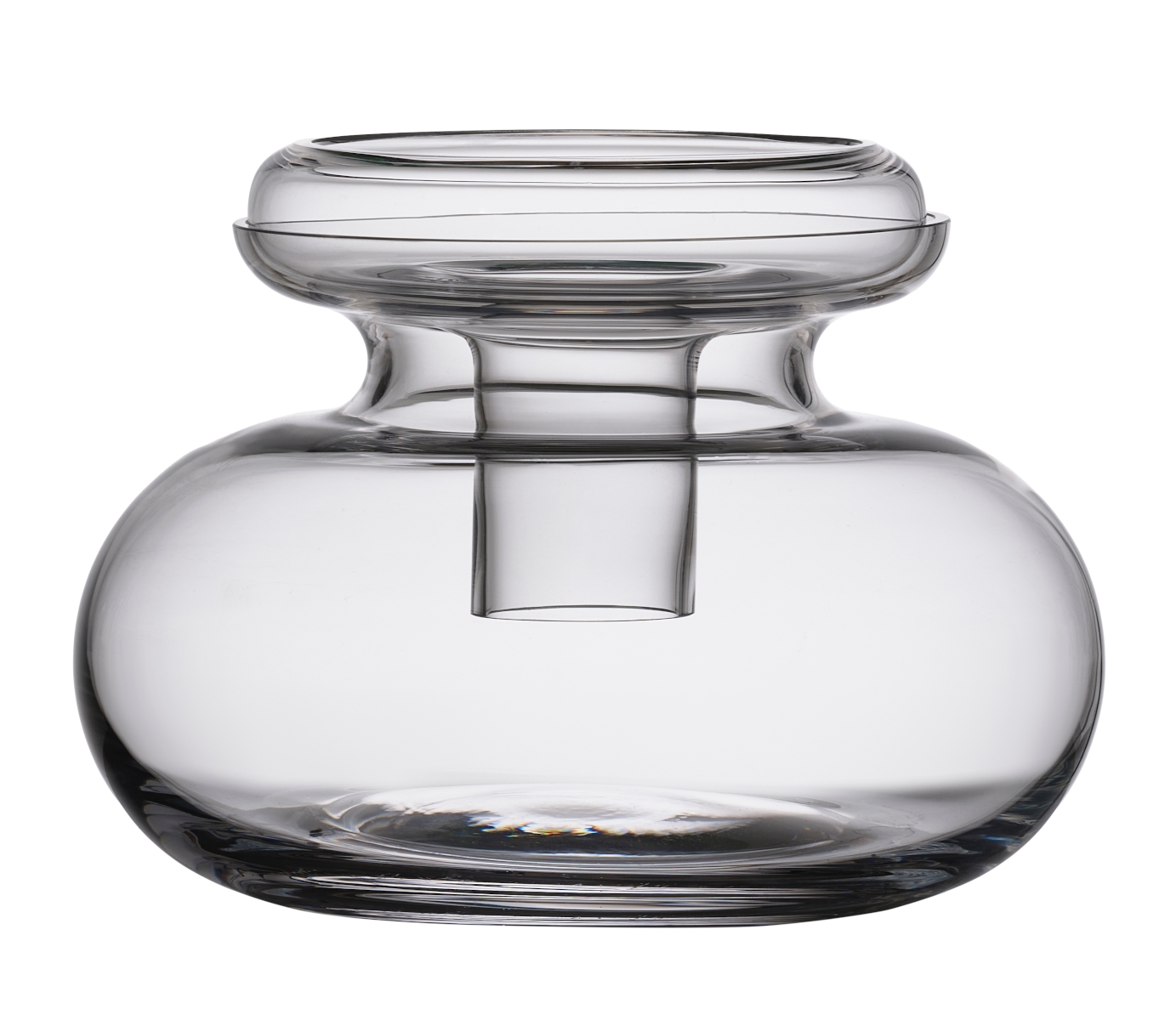 Zone Denmark Inu Vase pure clear 23 x 25 cm