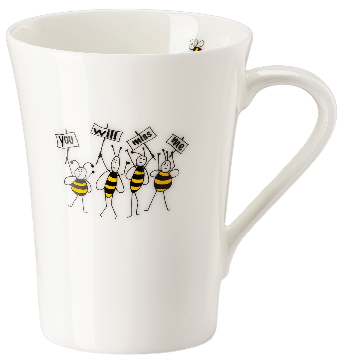 Hutschenreuther My Mug Bees - Miss me Becher mit Henkel 0,4 l