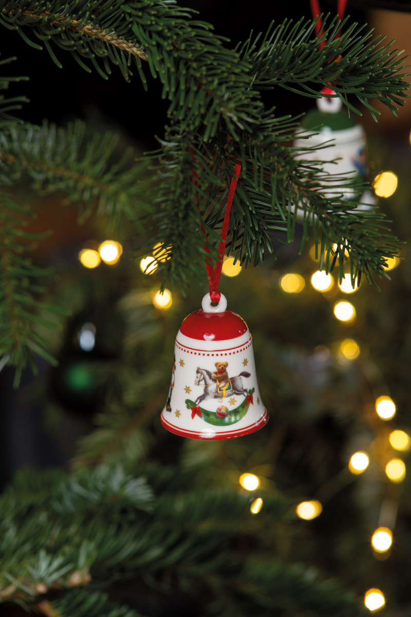 Villeroy &amp; Boch My Christmas Tree Glocke Spielzeug rot Lifestyle