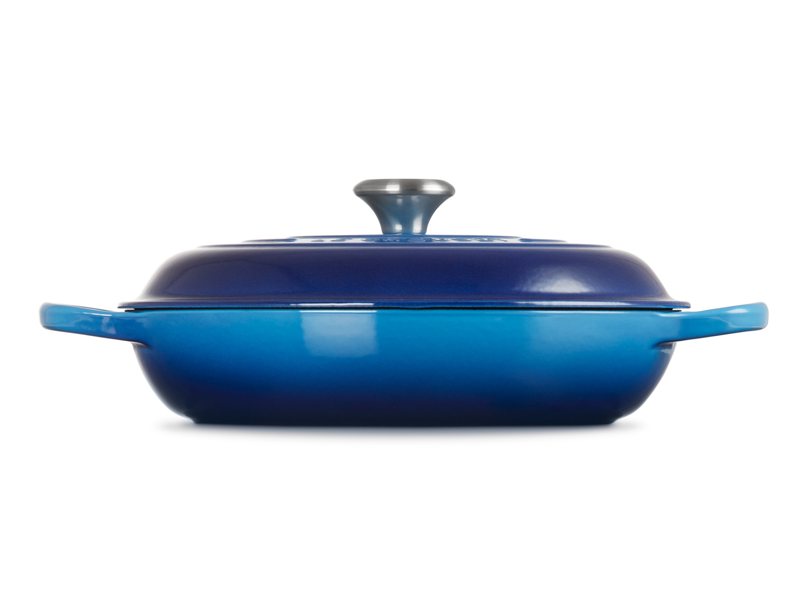 Le Creuset Gourmet-Profitopf Signature rund azure 30cm Freisteller 3