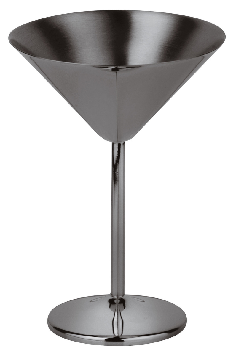 Paderno Bar Utensils Martini/Cocktailglas schwarz 0,2 l