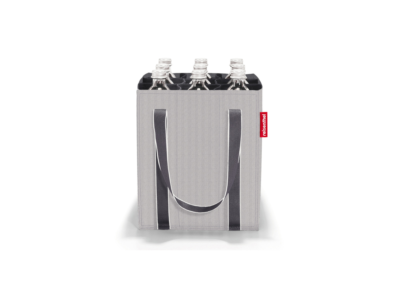 reisenthel bottlebag herringbone grey Freisteller 1