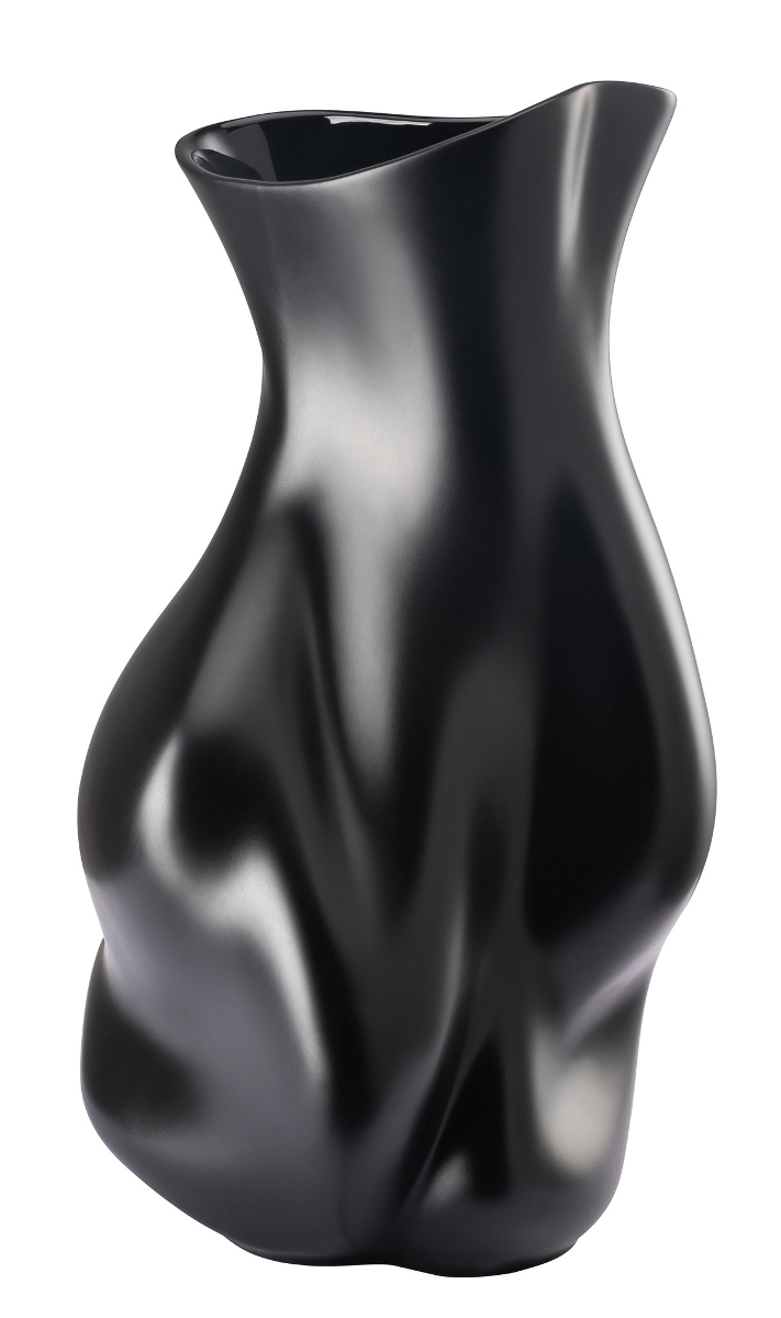 Rosenthal Blown 2nd Edition Schwarz matt Vase 30 cm