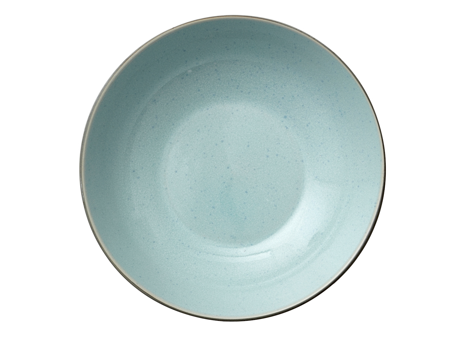 Bitz Pastateller matt grey / shiny light blue 20 cm