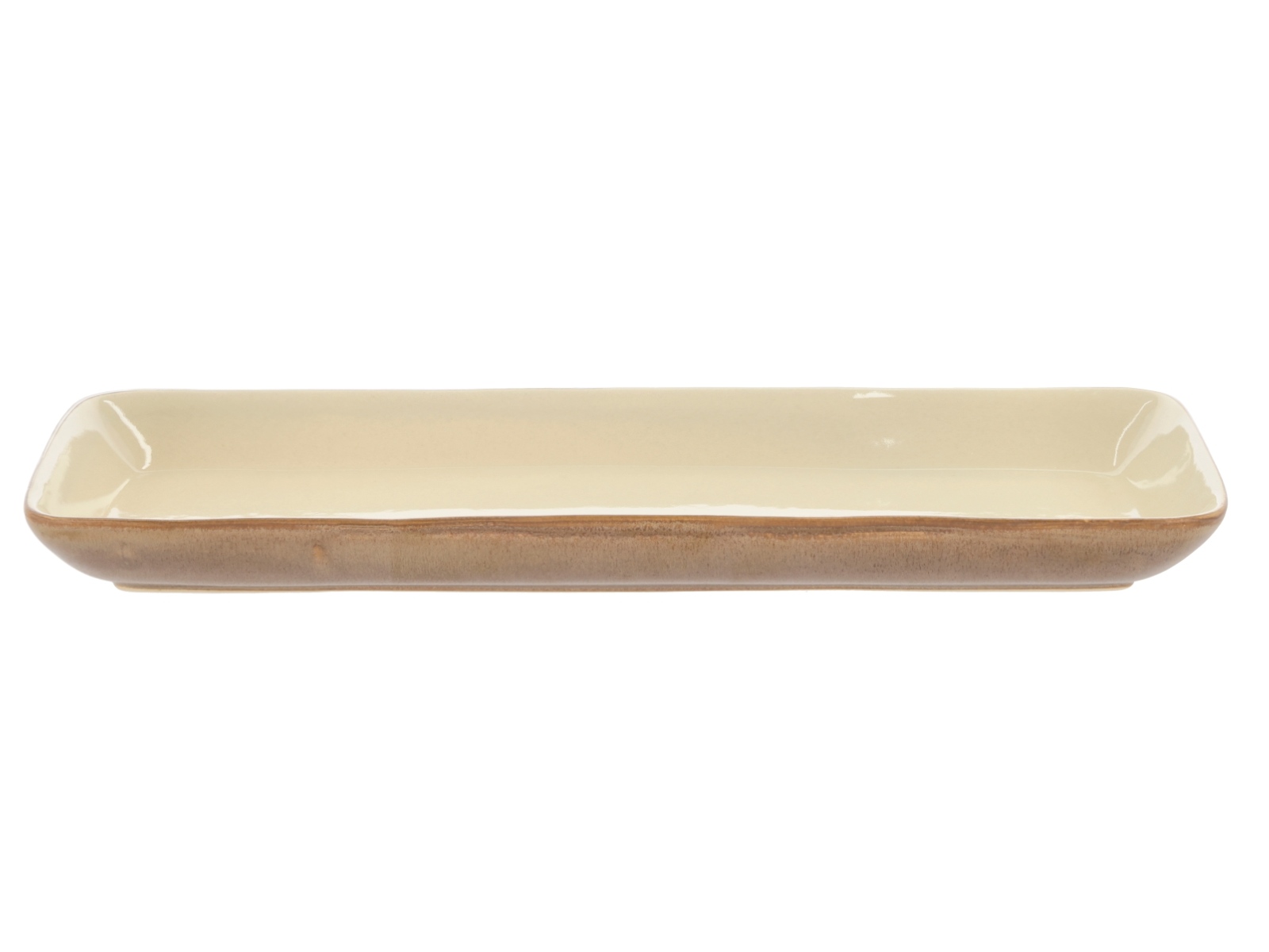 Bitz Servierplatte Wood/Sand 38 x 14 cm