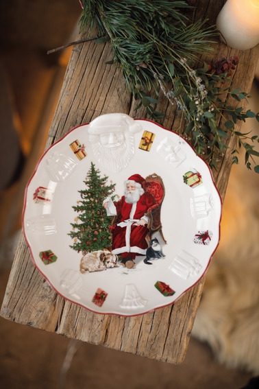 Villeroy & Boch Toy's Fantasy Schale Santa Relief Wunschzettel