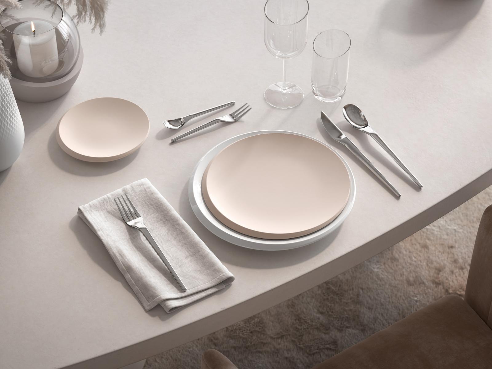 Villeroy &amp; Boch NewMoon beige Frühstücksteller 24 cm Set6 Lifestyle6