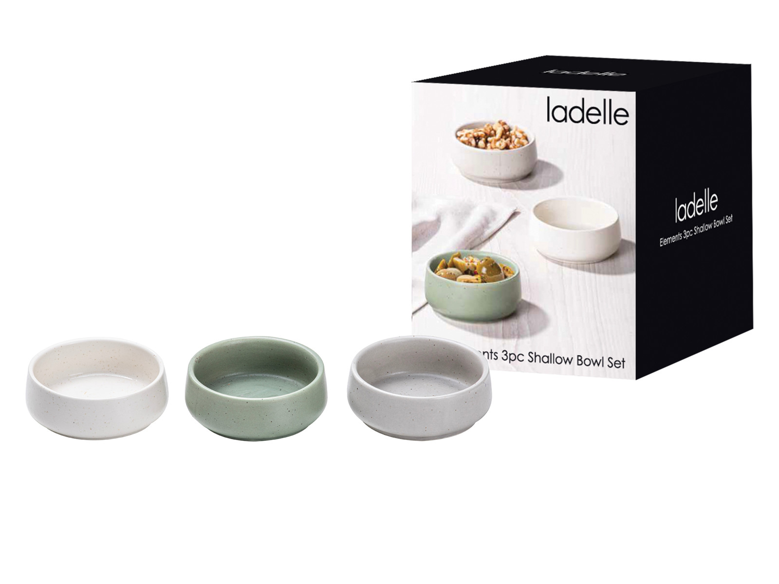 Ladelle ELEMENTS Schalenset flach assortiert Set3 Freisteller2