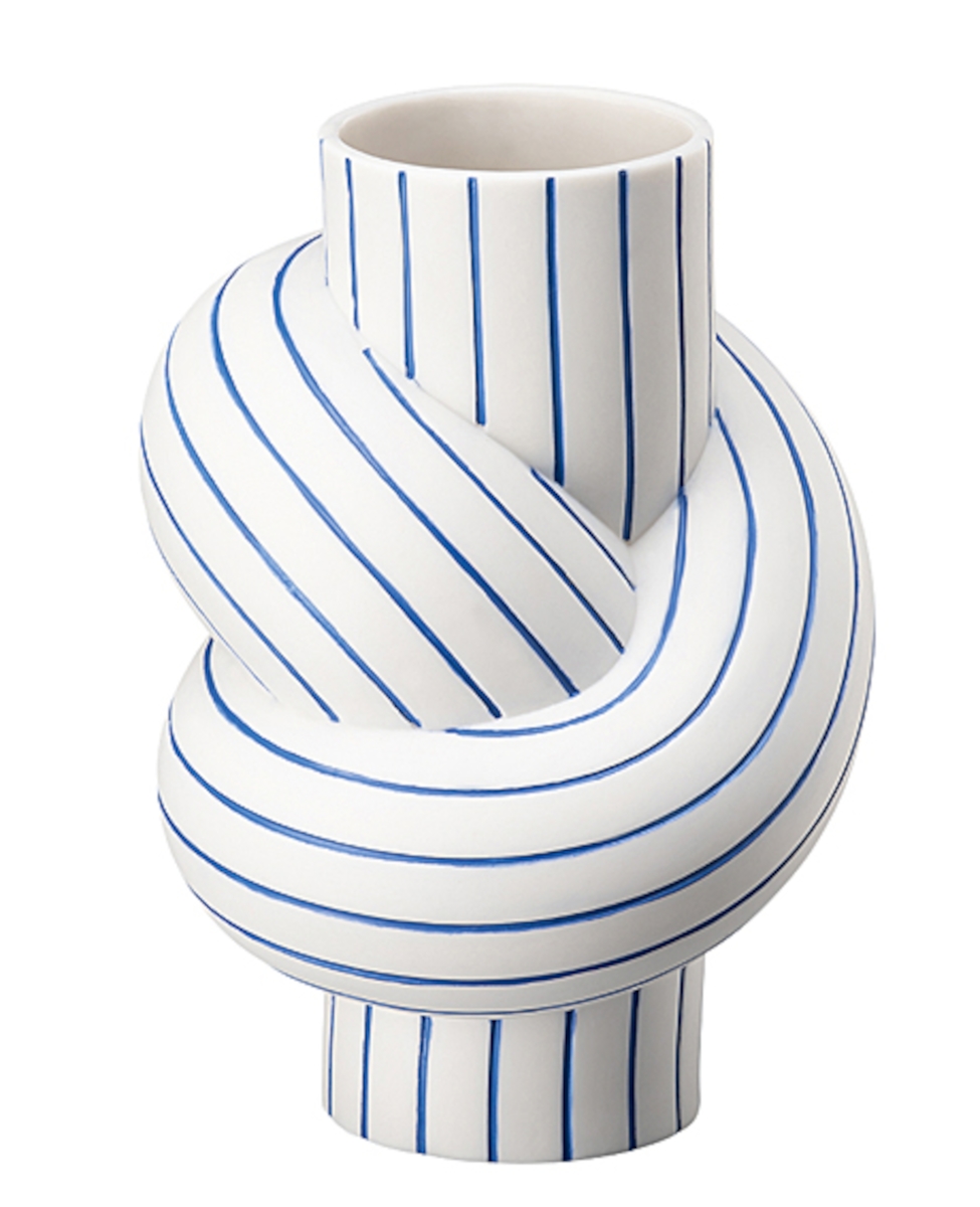 Rosenthal Node Stripes Blueberry Vase 11,7 cm