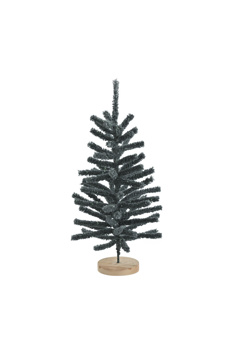 Giftcompany Silva Deko-Weihnachtsbaum beflockt grau 45cm