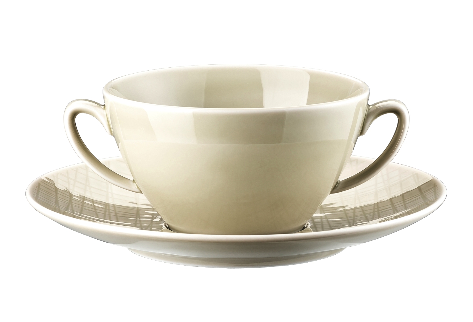 Rosenthal Mesh Colours Cream Suppentasse 2tlg.