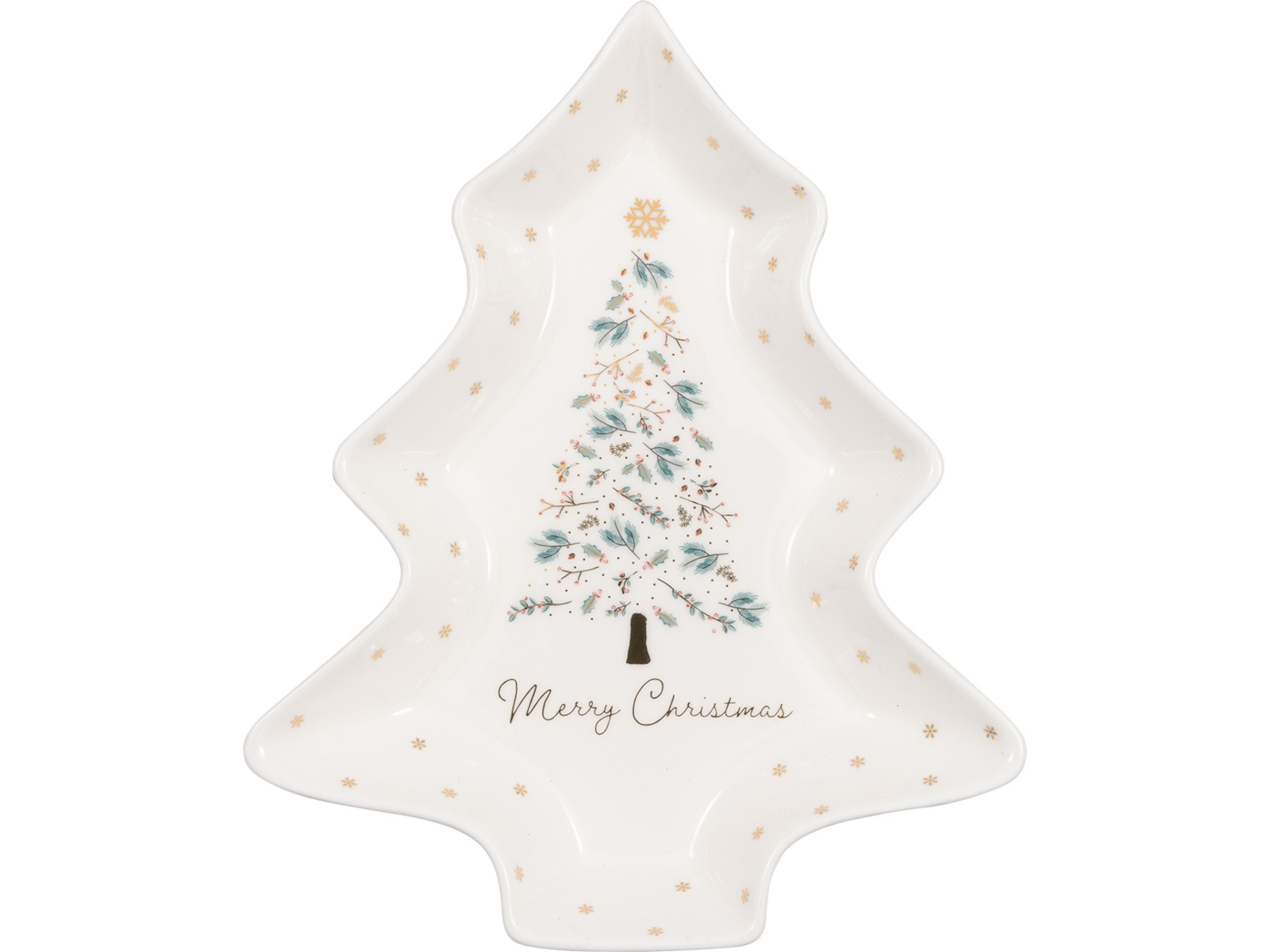 Greengate Lucie Xmas Servierplatte Baum 22x18cm