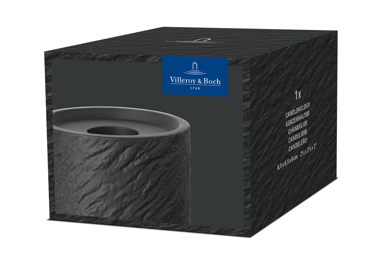 Villeroy & Boch Manufacture Rock Home Kerzenhalter 6,5 cm