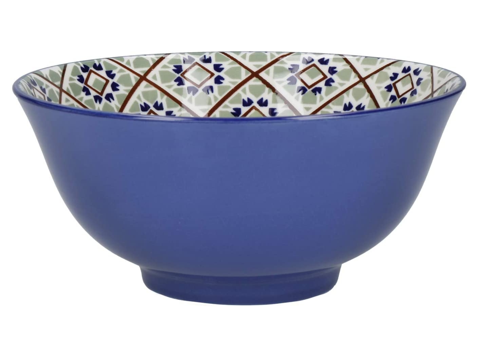 KitchenCraft Bowl Colourful Pattern 15 cm Set4