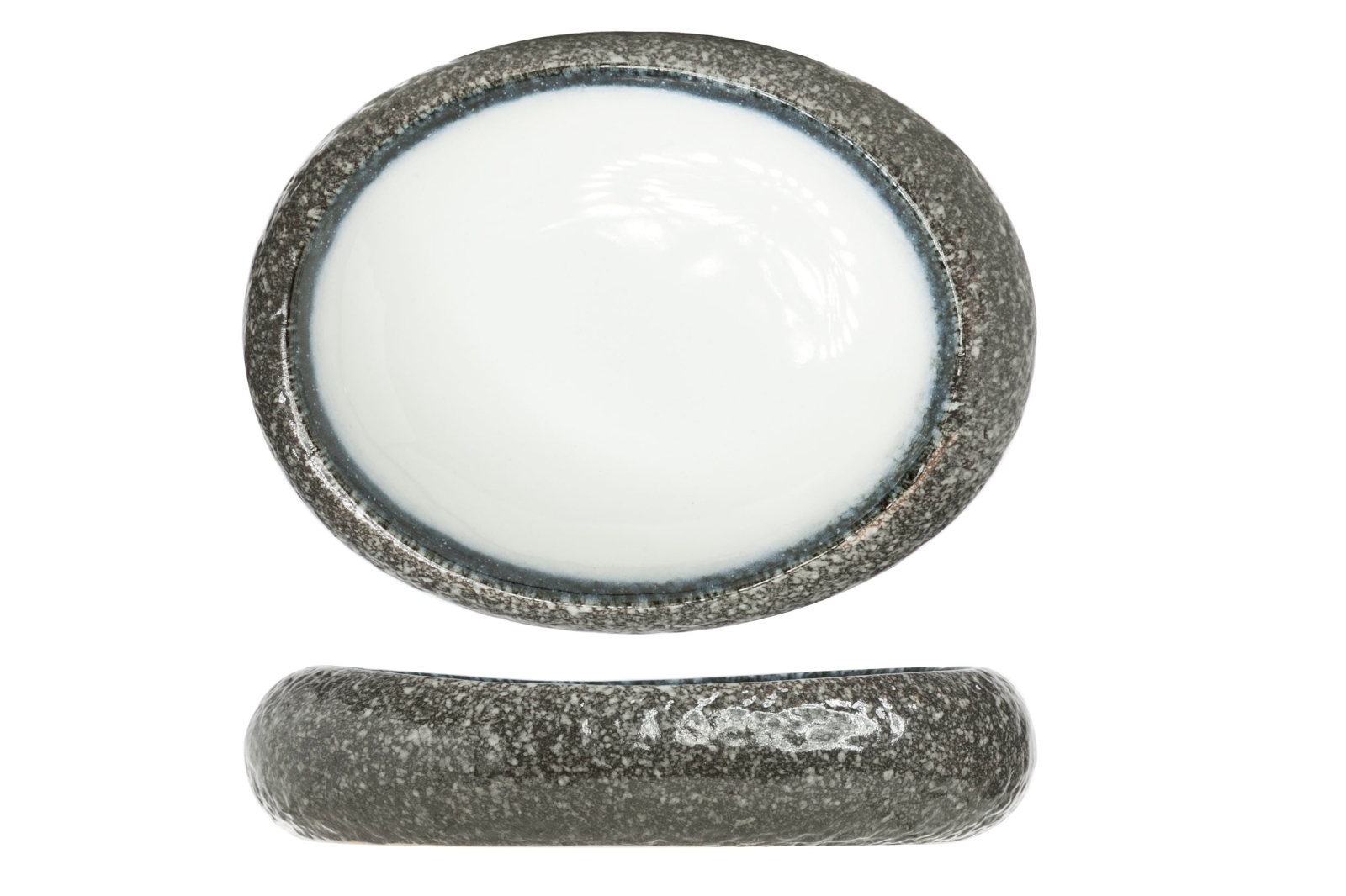 Cosy&Trendy Sea Pearl oval Bowl 24 x 21 x 5,5 cm
