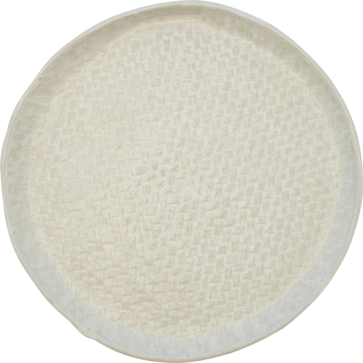 Greengate Woven Servierteller off white 32,5cm Freisteller