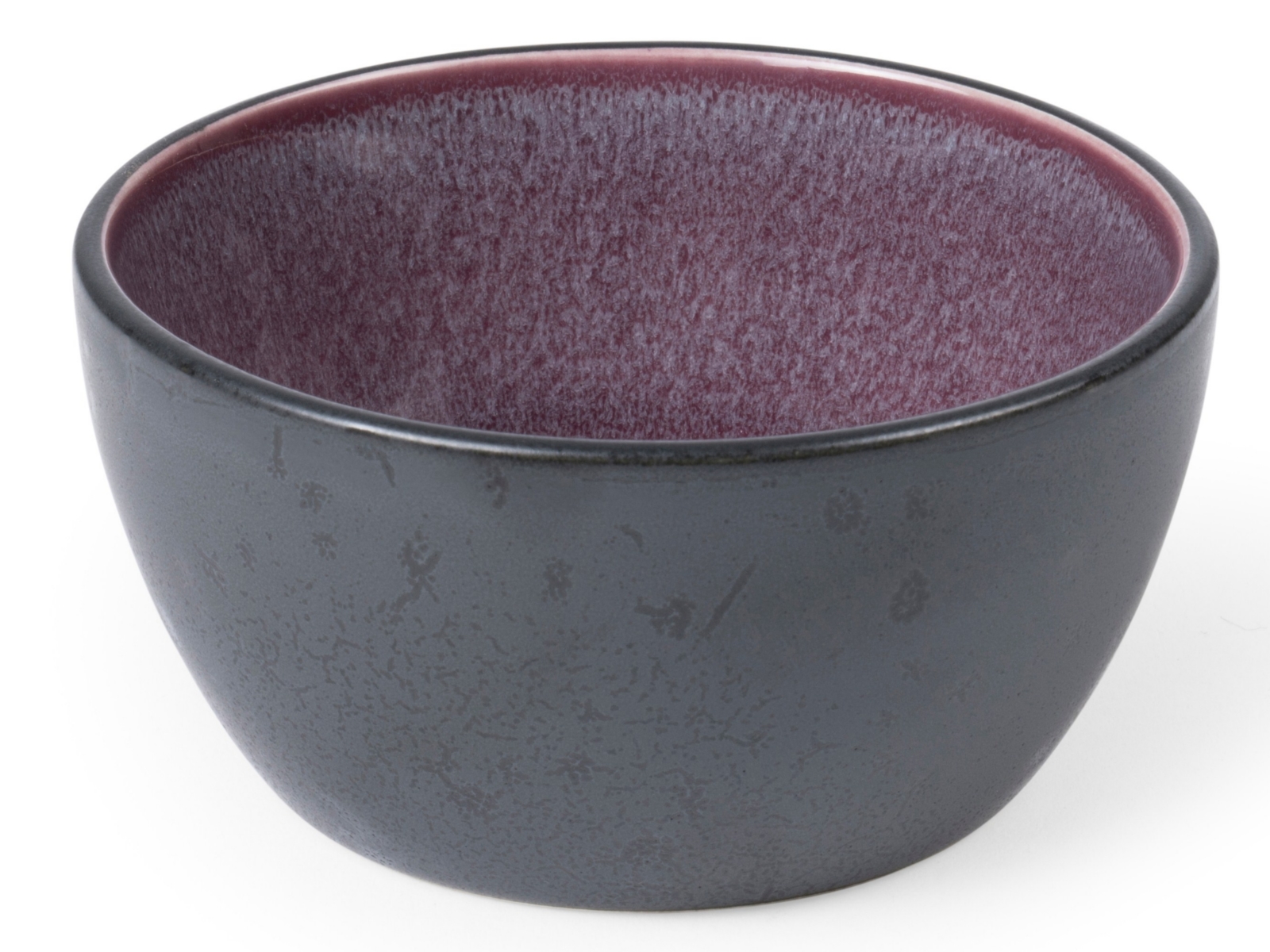 Bitz Bowl matt black / shiny lilac 10 cm