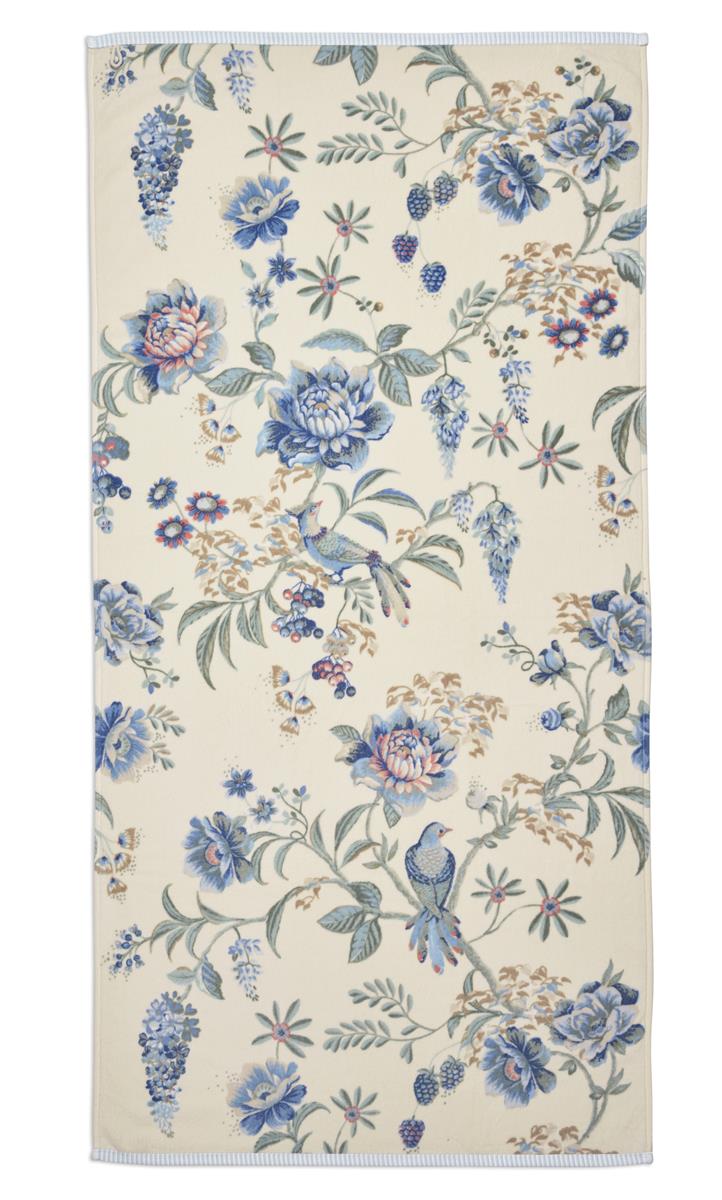 Secret Garden Duschtuch whiteblue 70x140cm (1 Stück) bh