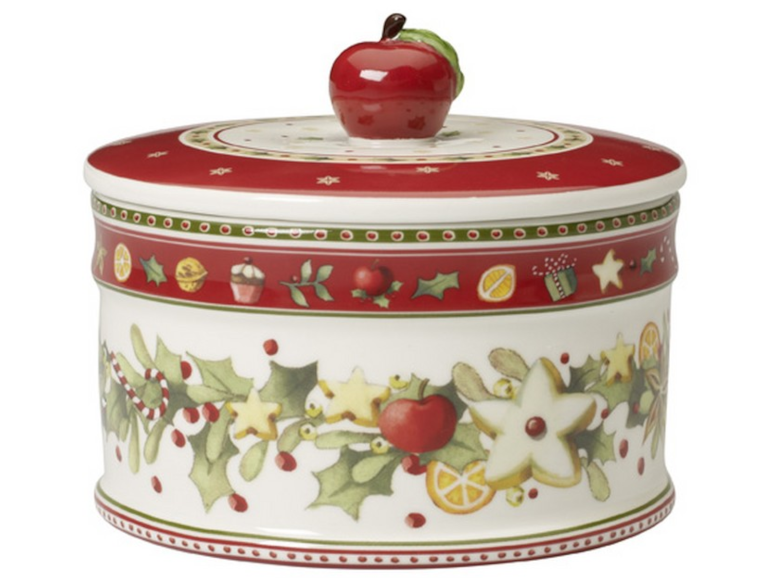 Villeroy &amp; Boch Winter Bakery Delight Gebäckdose mittel Freisteller 1