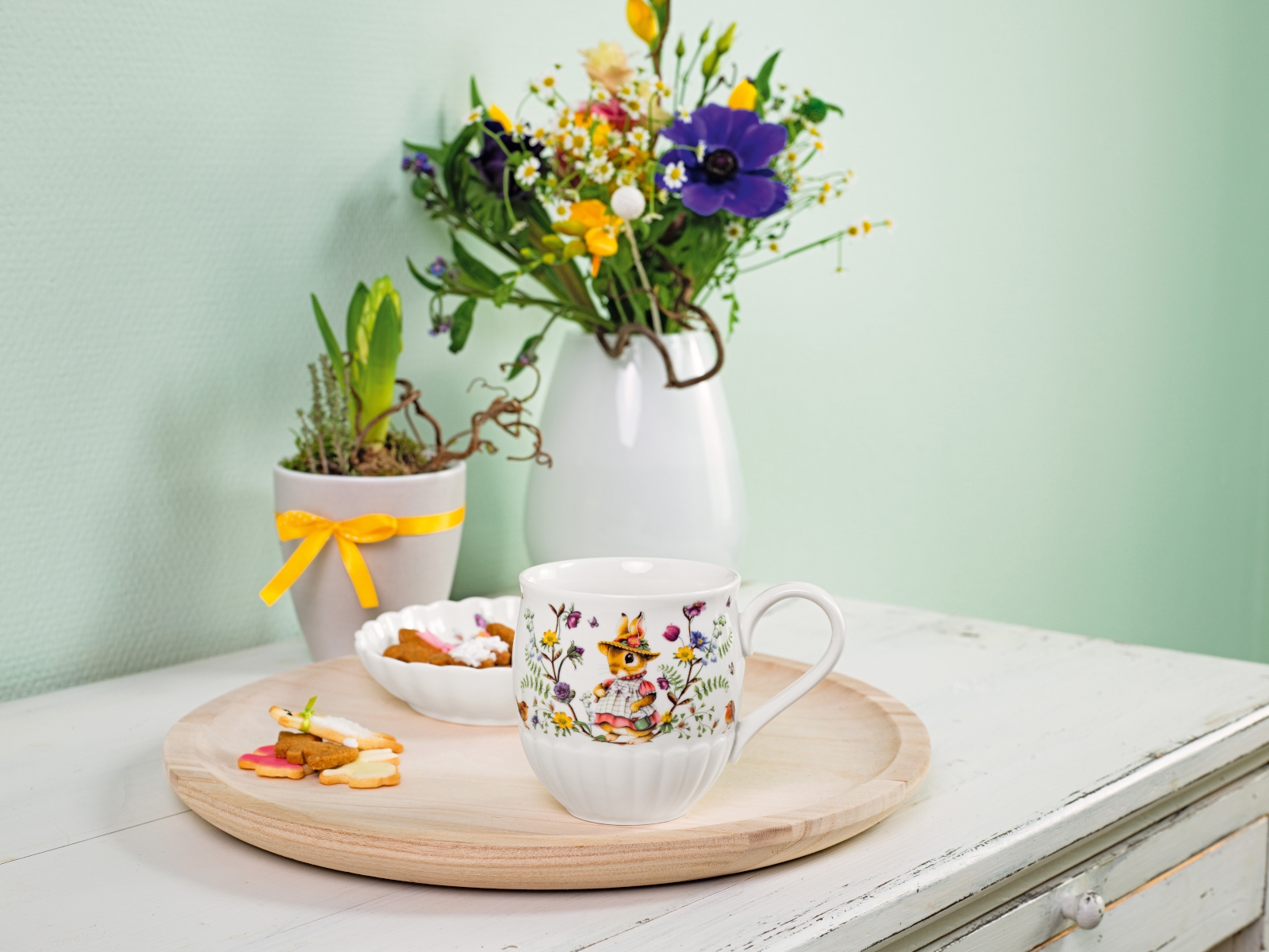 Villeroy & Boch Spring Fantasy Becher mit Henkel Familie 0,44 l