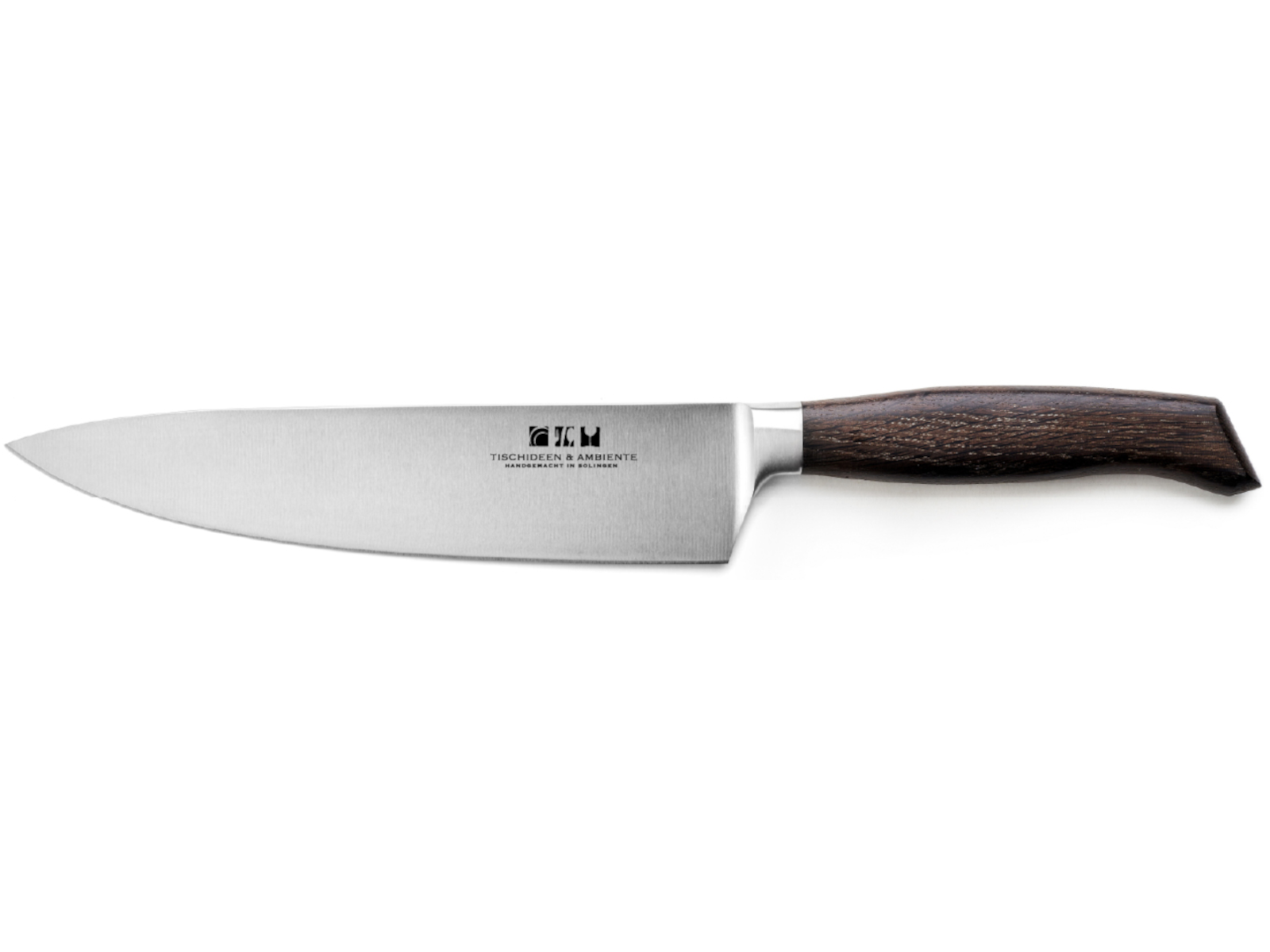 Tischideen &amp; Ambiente Ergo Line Smoked Oak Kochmesser 21 cm Freisteller