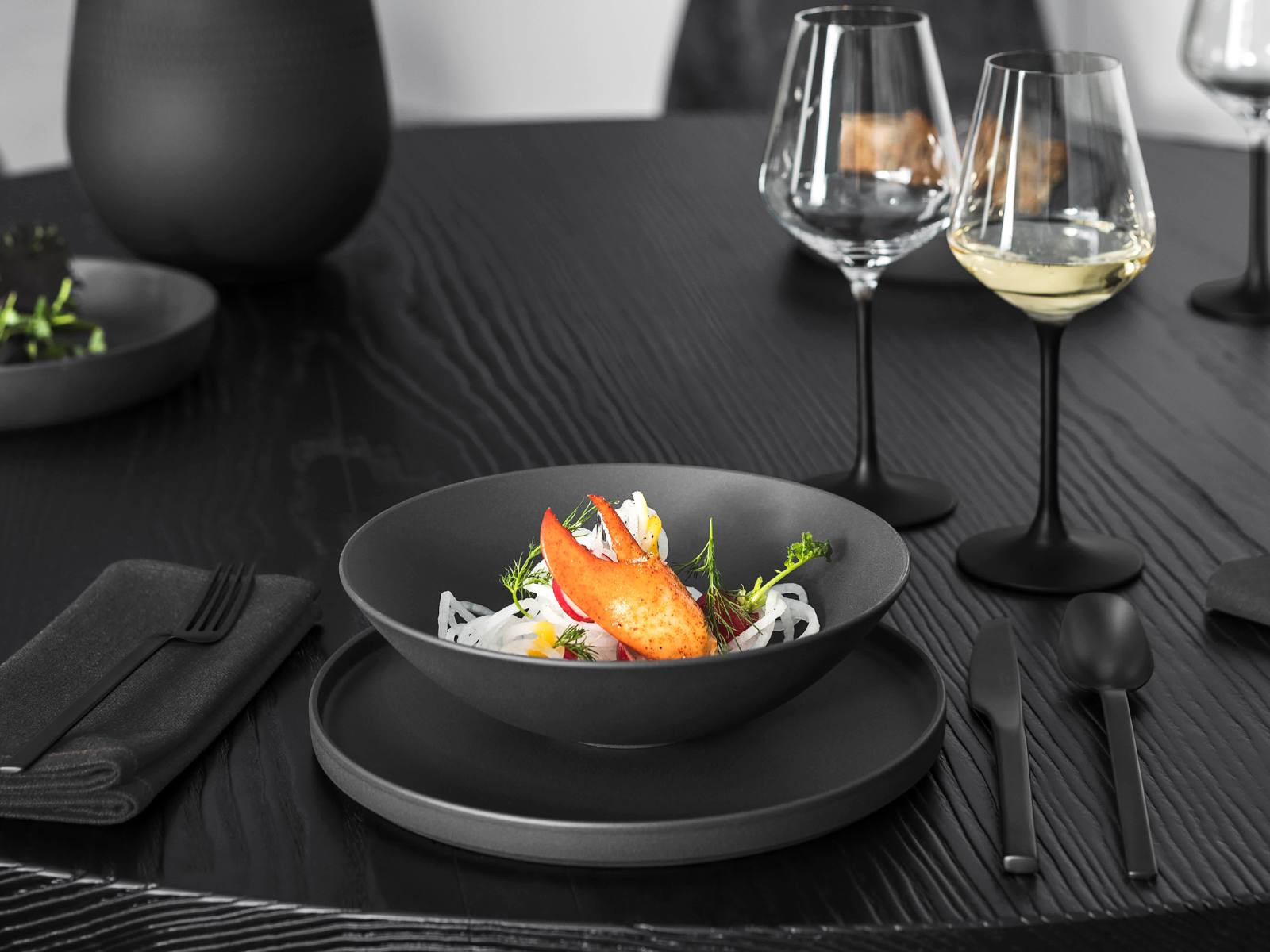 Villeroy & Boch Manufacture Rock Tafelset 4tlg