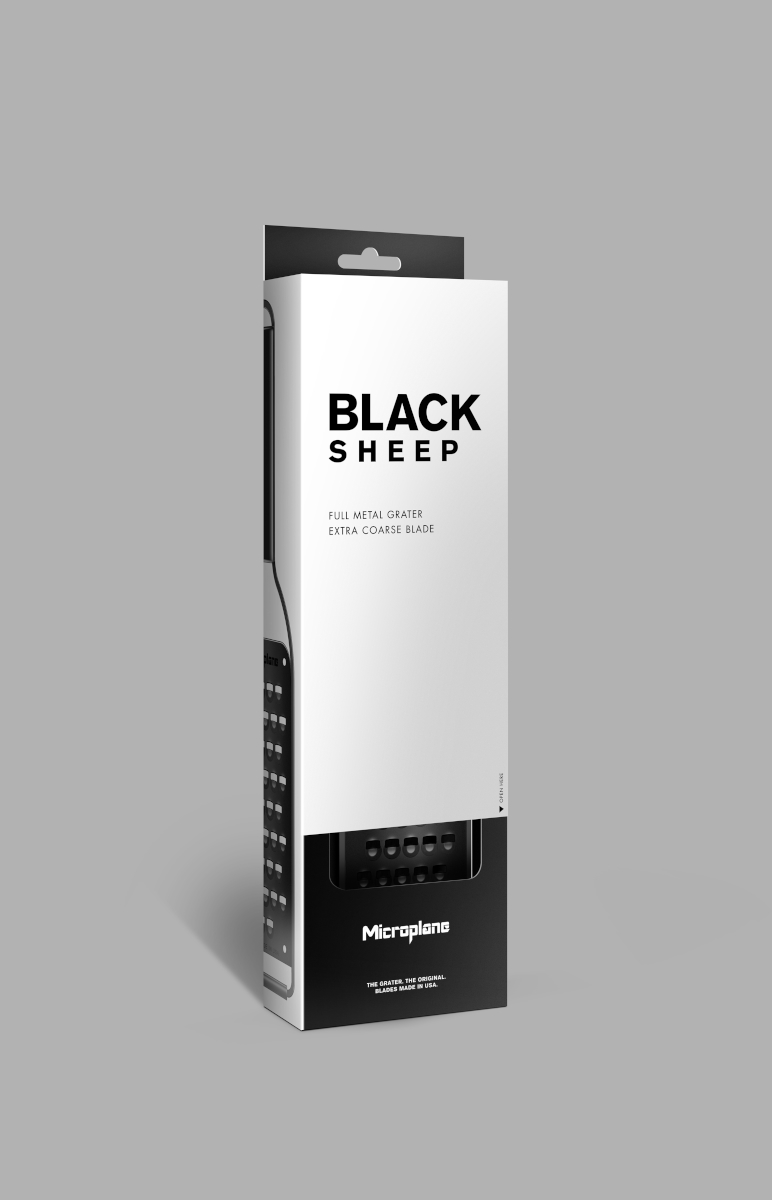 Microplane Black Sheep Serie Reibe sehr grob schwarz