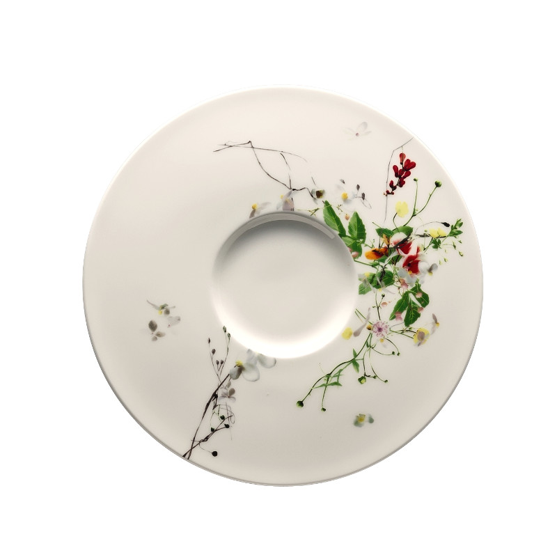 Rosenthal Brillance Fleurs Sauvages Suppen-Untertasse