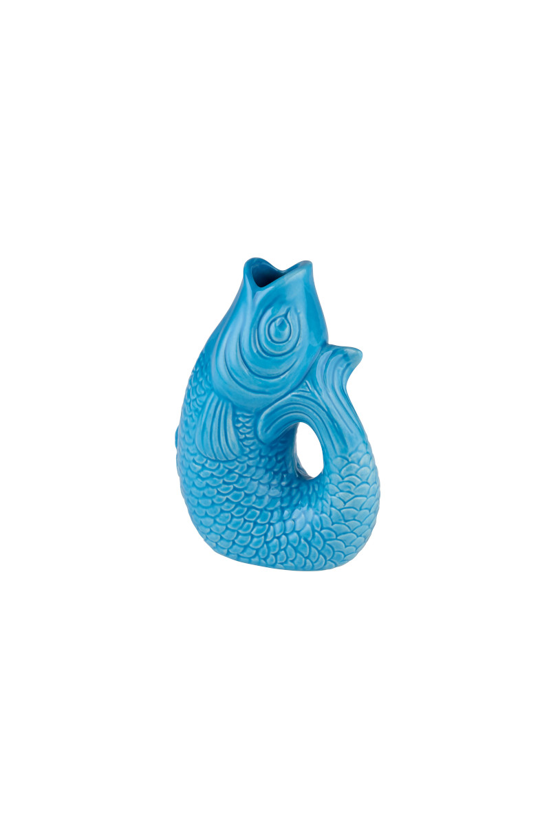 Giftcompany Monsieur Carafon Vase / Karaffe Fisch XS lagoon 0,2l