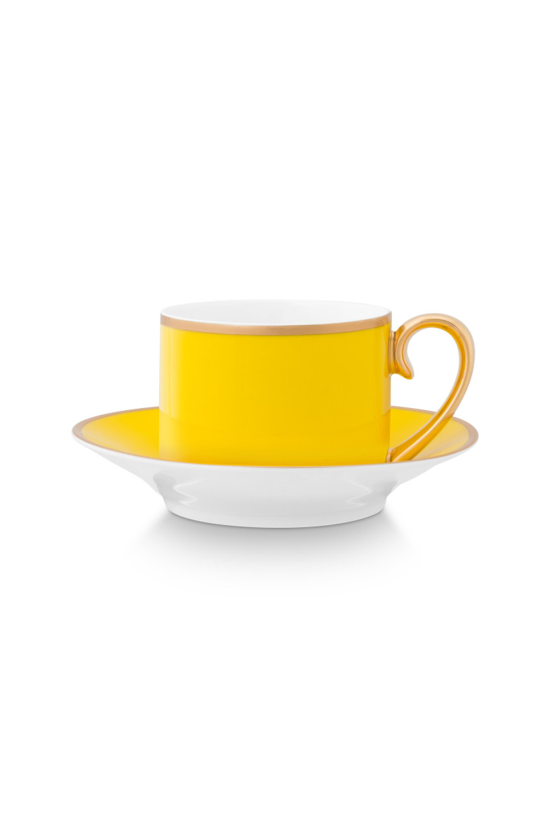 PIP STUDIO Chique Espressotasse m.U. gold-gelb 120ml