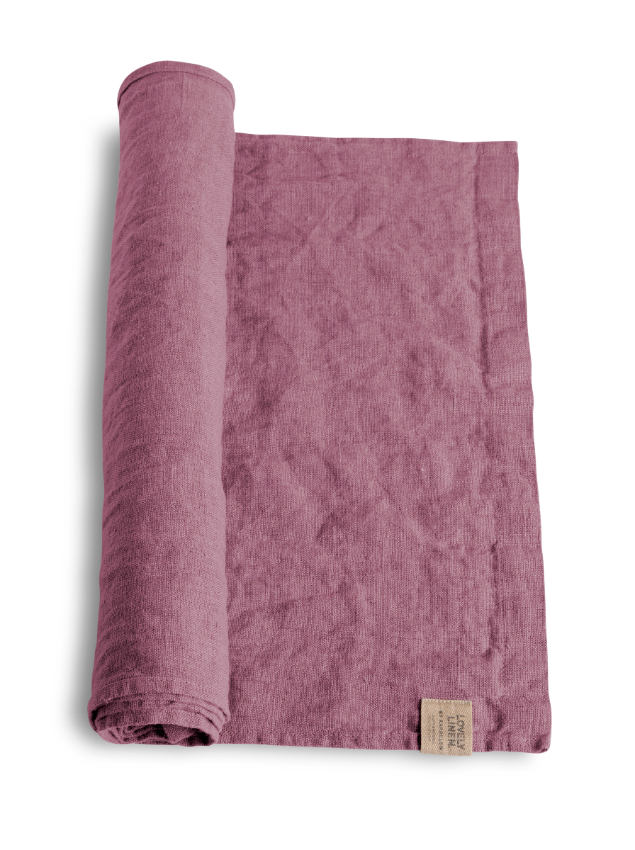 Lovely Linen Lovely Tischläufer Leinen old rose 47 x 150 cm