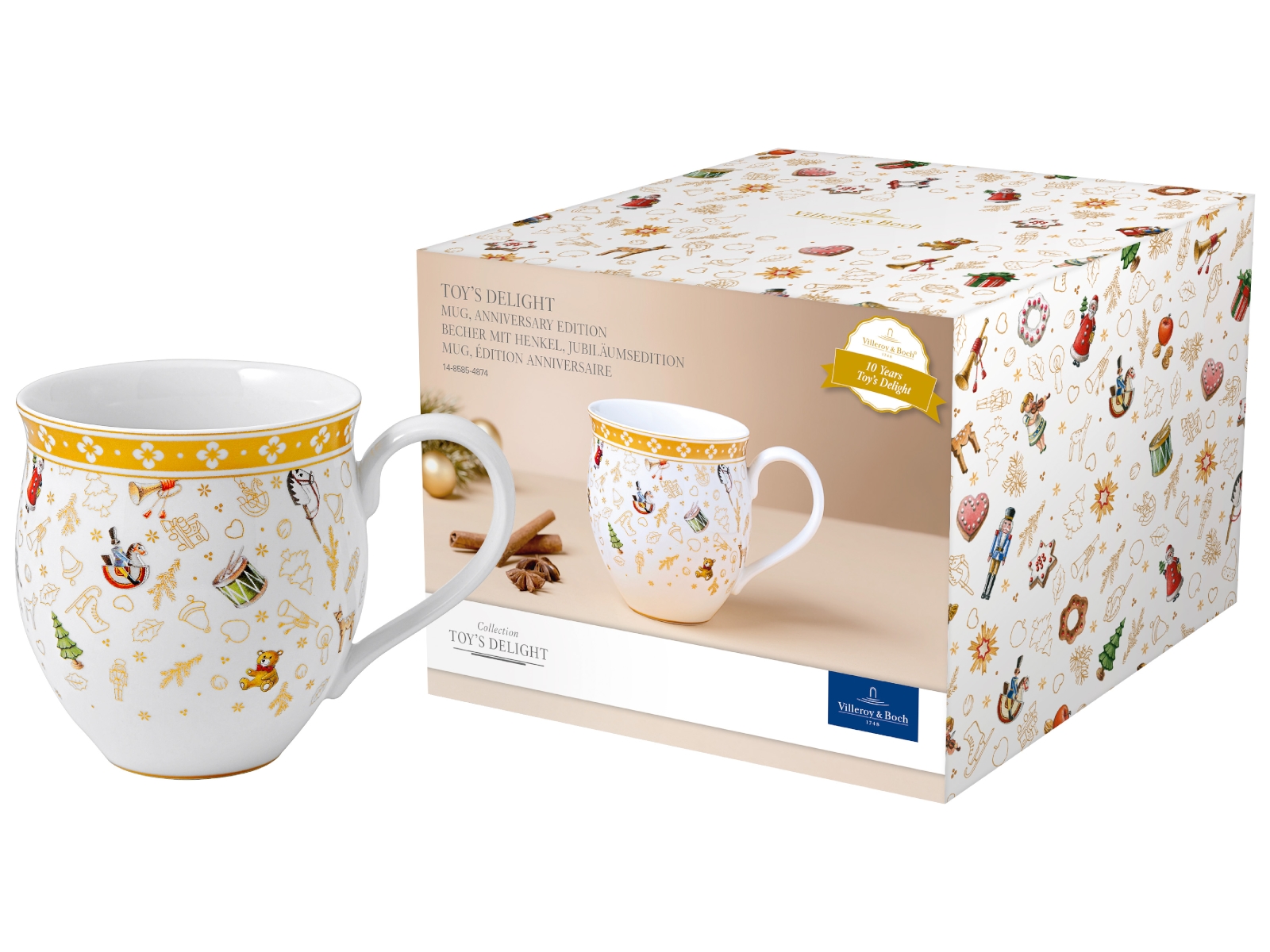 Villeroy & Boch Toy's Delight Becher mit Henkel Jubiläumsedition