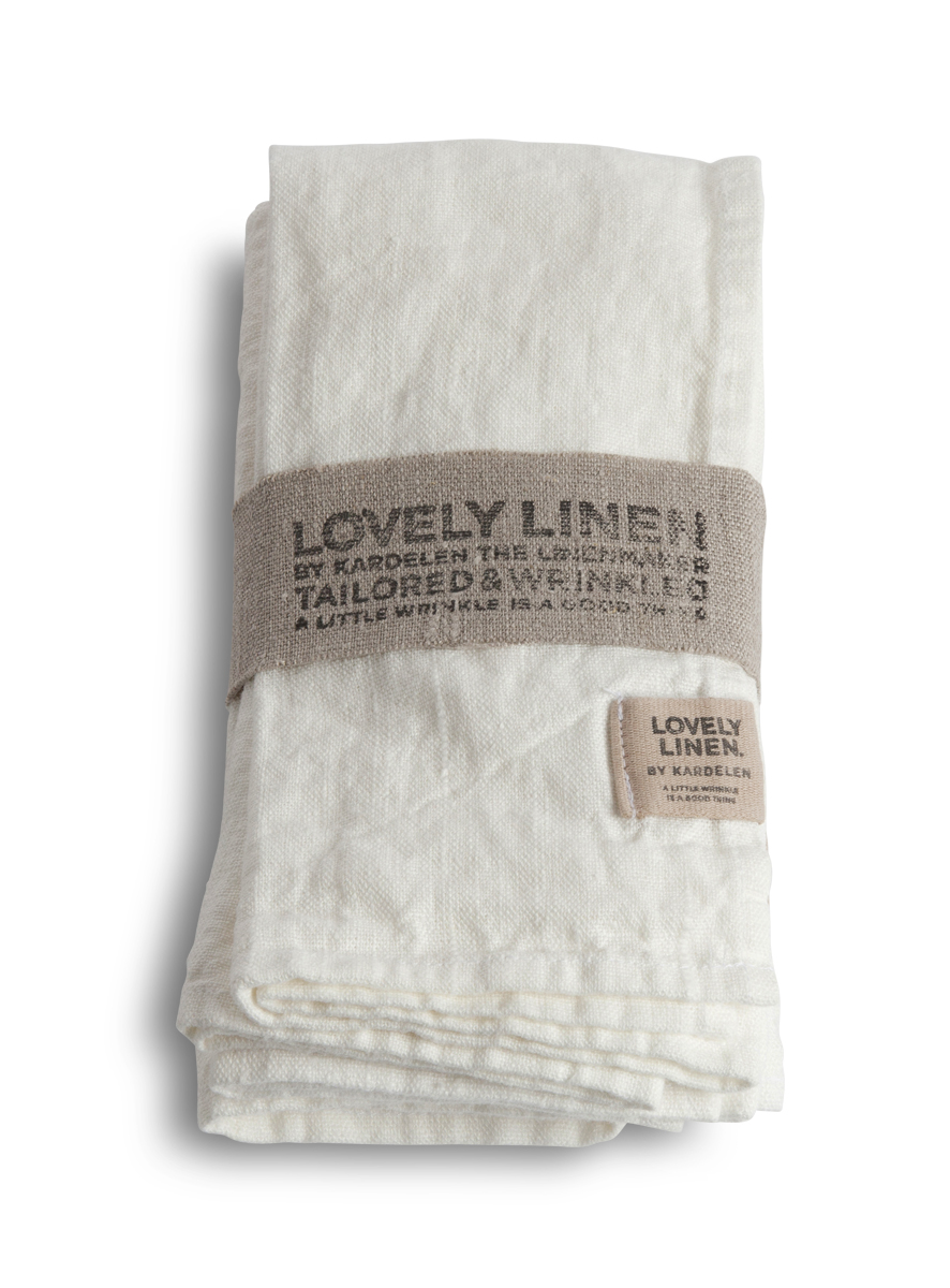 Lovely Linen Lovely Serviette Leinen off-white (1 Stück)