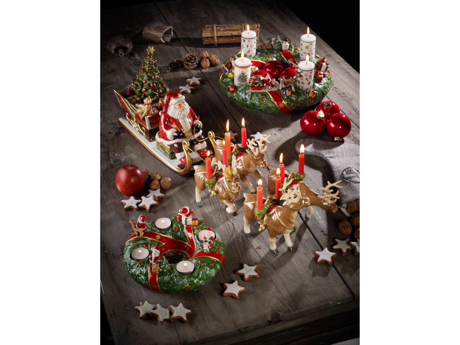 Villeroy & Boch Christmas Toys Memory Santa's Schlittenfahrt 22 cm