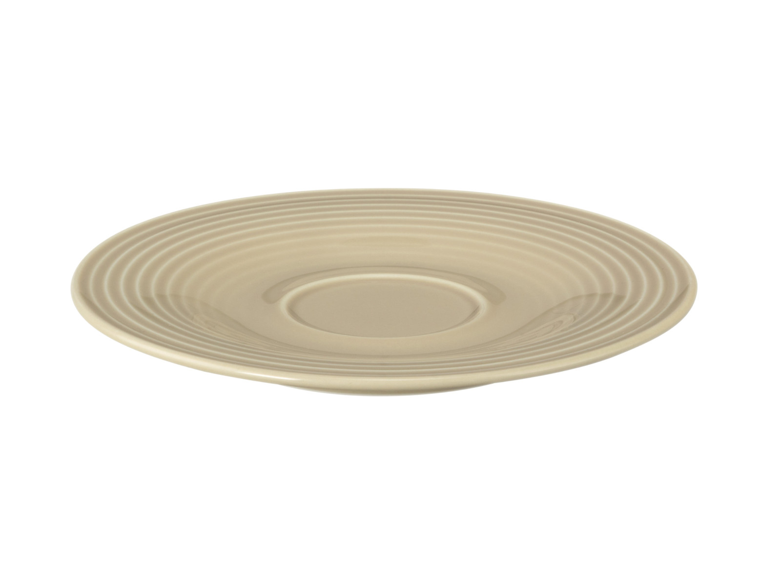 Seltmann Weiden Beat Sandbeige uni Kombi-Untertasse klein 13,5cm Freisteller3